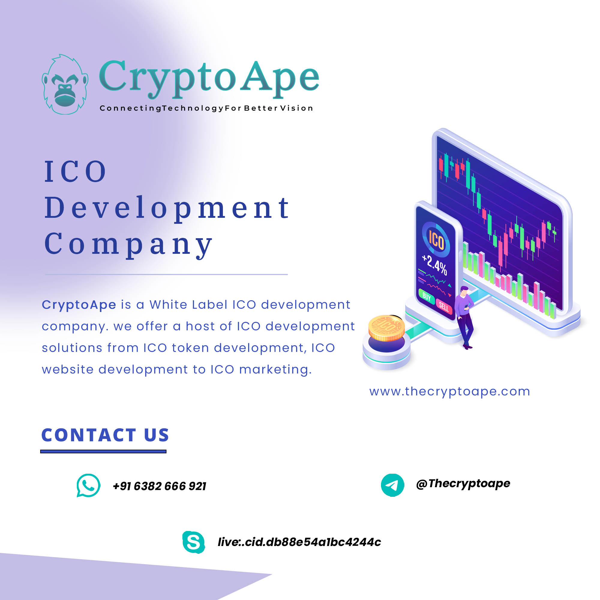 ICO Development Company - Screenshot 1