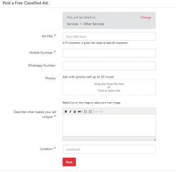 Visit Listing - Classified Ads Script for Dubizzle-like marketplace Classified Ads Script for Dubizzle-like marketplace - Screenshot 2