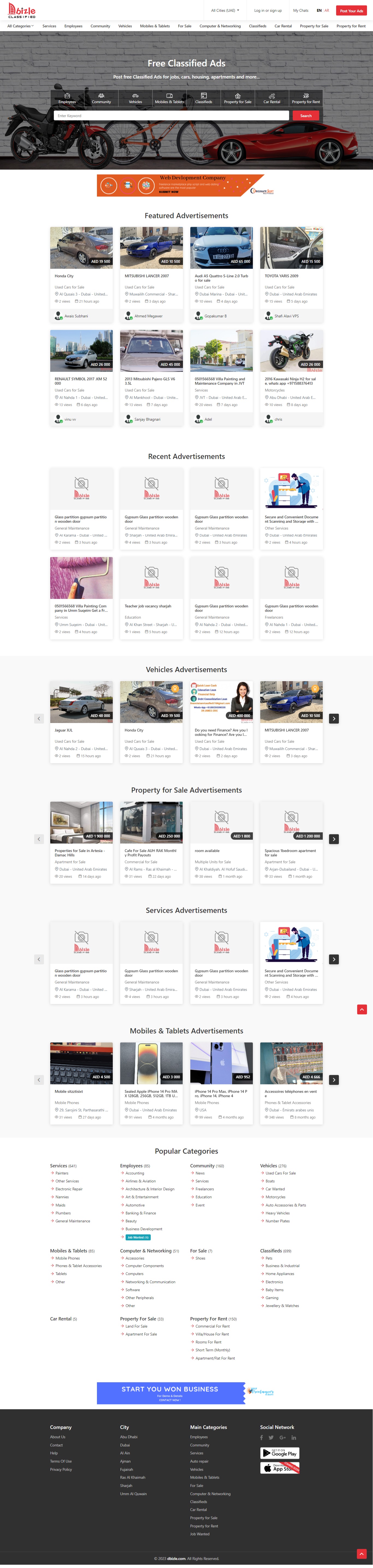 Classified Ads Script for Dubizzle-like marketplace - Screenshot 3