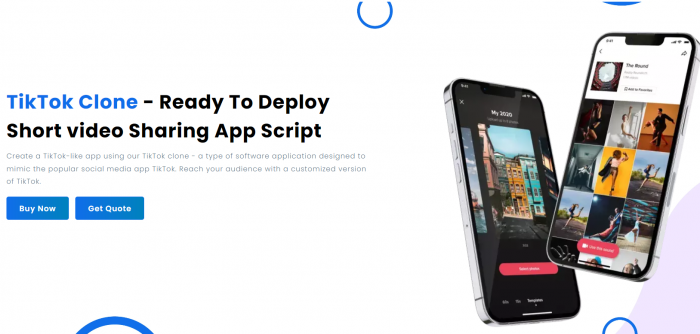TikTok Clone - Screenshot 2