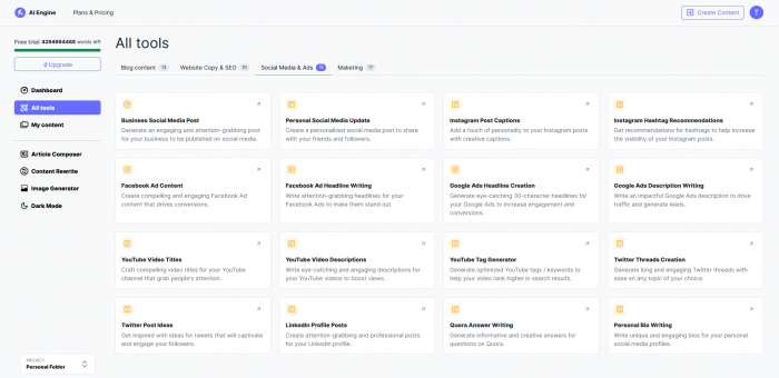 AI Engine Ã¢ÂÂ AI Copywriter &amp - Screenshot 4
