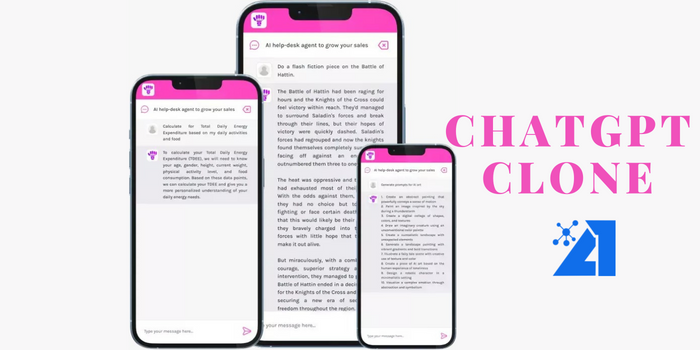 ChatGPT Clone - AI Powered Chatbot - Screenshot 1