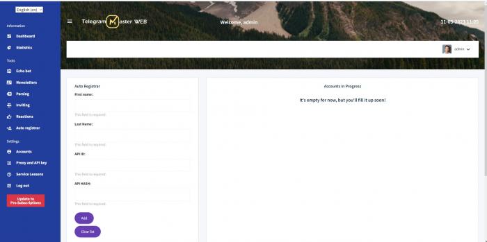 Telegram MasterWeb TMW - multifunctional Telegram aggregator - Screenshot 8