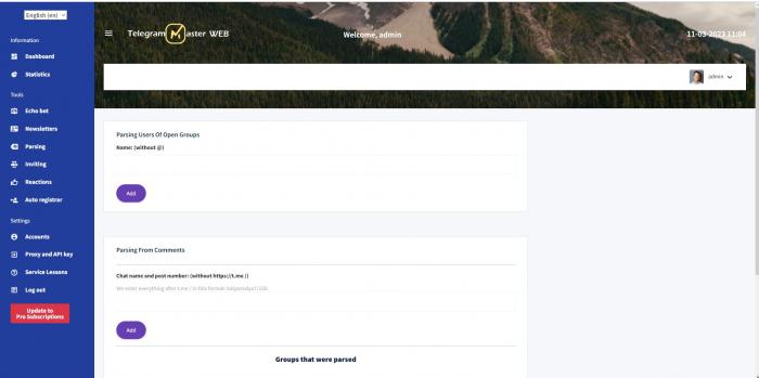 Telegram MasterWeb TMW - multifunctional Telegram aggregator - Screenshot 5