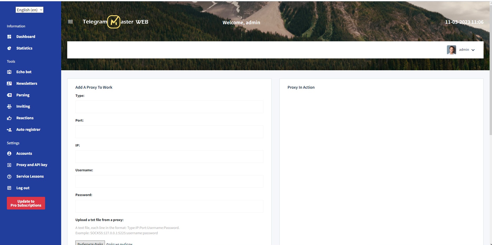 Telegram MasterWeb TMW - multifunctional Telegram aggregator - Screenshot 10