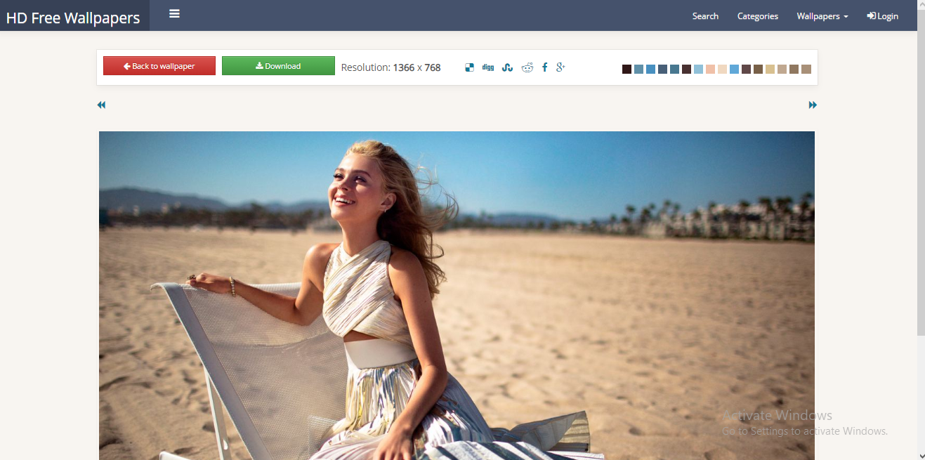 Photo Gallery Website, PHP Wallpaper Script - Screenshot 3