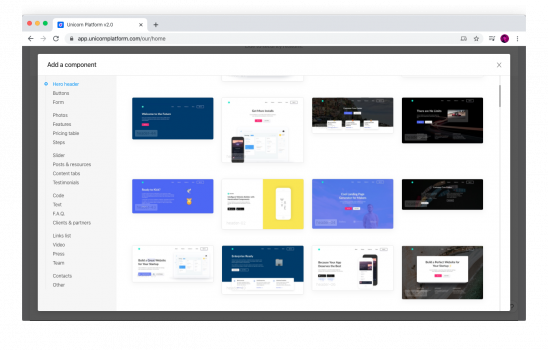 Unicorn Platform - Screenshot 2