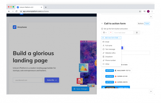 Unicorn Platform - Screenshot 4
