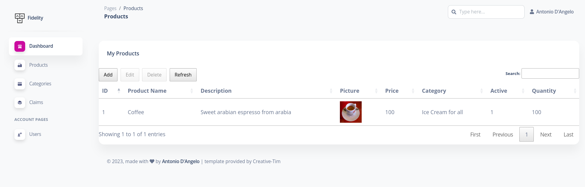 Loyalty system built in PHP with Slim 4 micro-framework and dedicated mobile app built in Ionic 6 - Screenshot 9