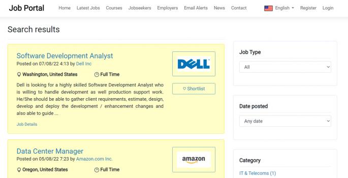 PHP Jobs Portal - Screenshot 4