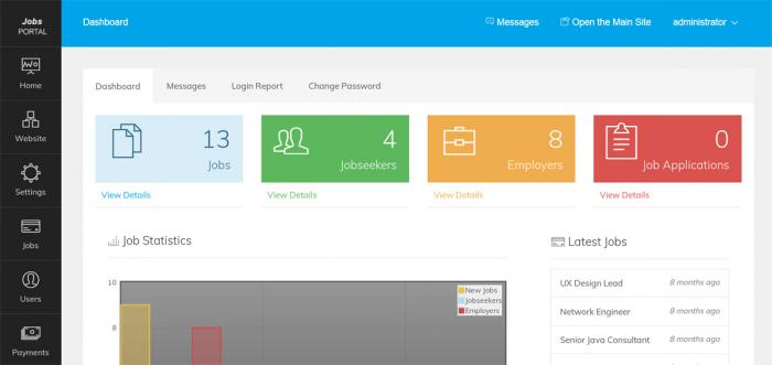PHP Jobs Portal - Screenshot 1
