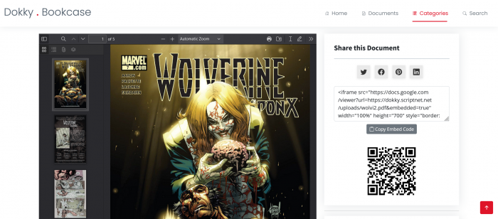 Dokky - Document Sharing and Viewing Website Script - Screenshot 3