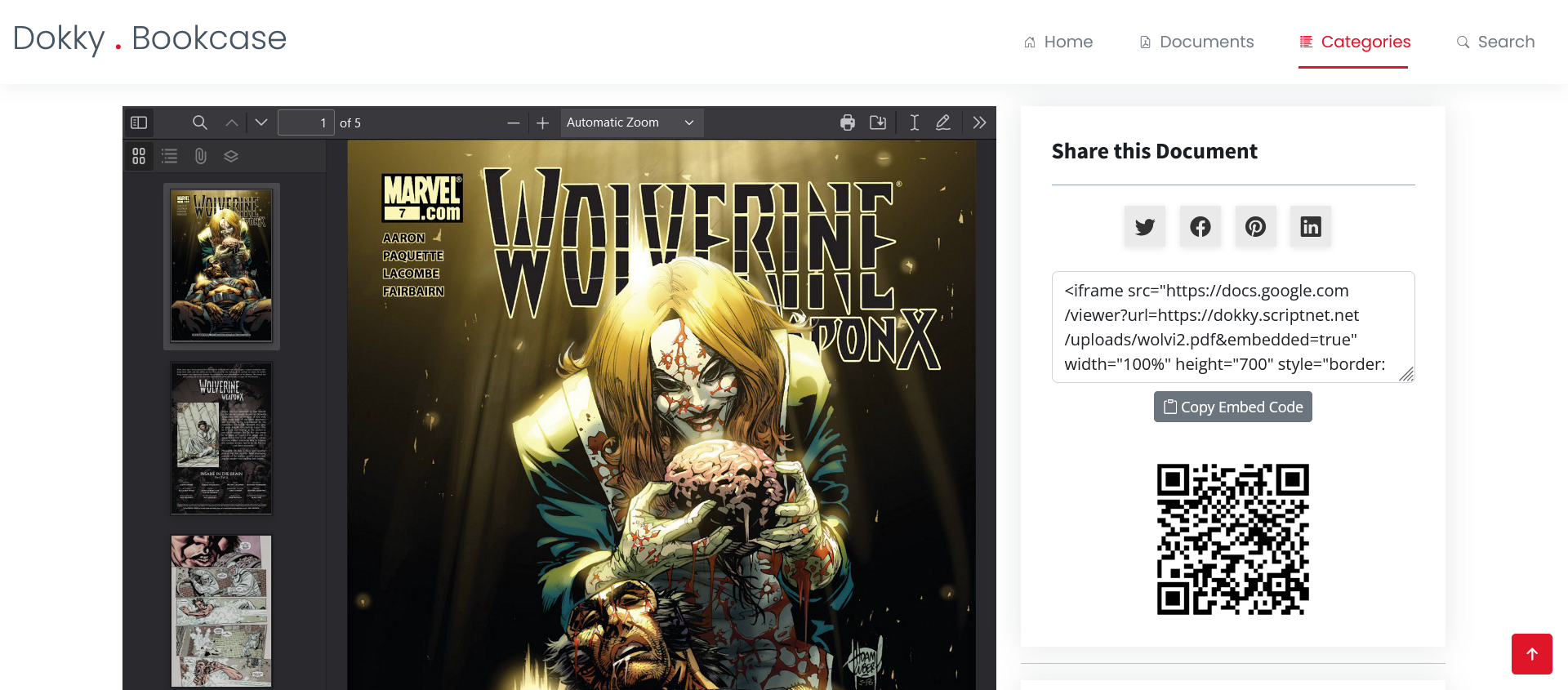 Dokky - Document Sharing and Viewing Website Script - Screenshot 3