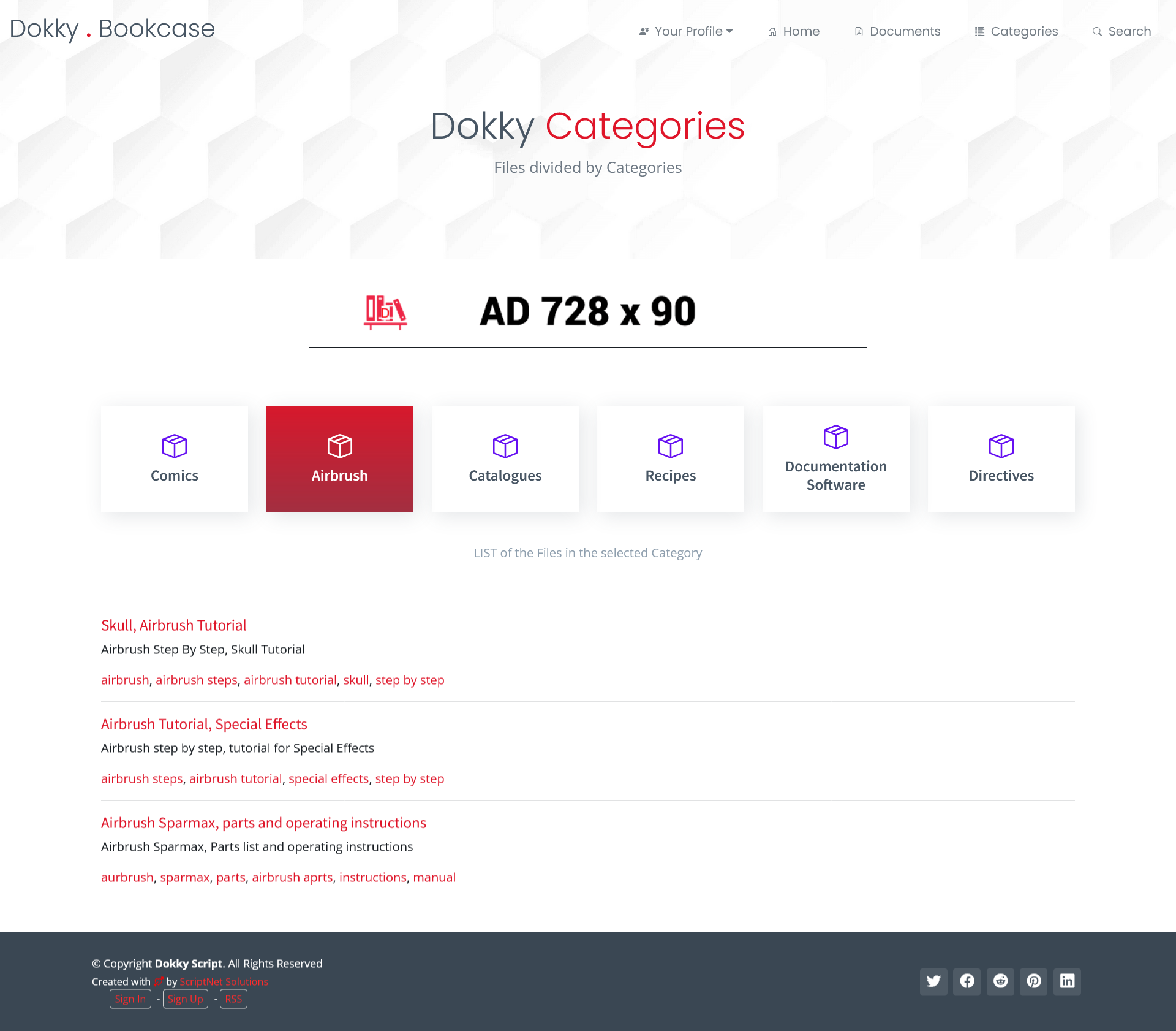 Dokky - Document Sharing and Viewing Website Script - Screenshot 2