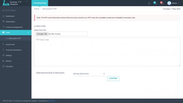 Visit Listing - iNik - license managment system iNik - license managment system - Screenshot 6