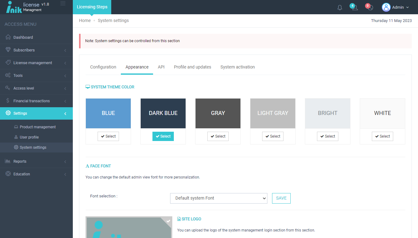 iNik - license managment system - Screenshot 9