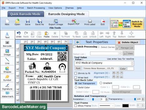 Visit Listing - Pharmaceutical Barcode Generator Pharmaceutical Barcode Generator - Screenshot 1