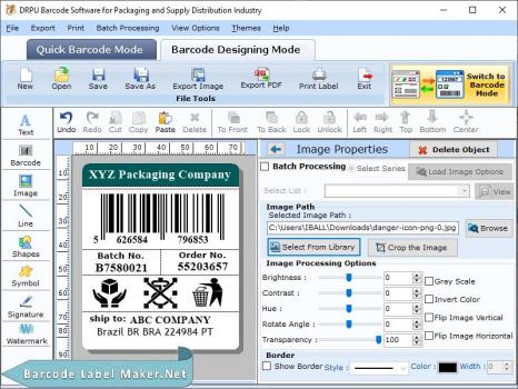Package Barcode Labels - Screenshot 1