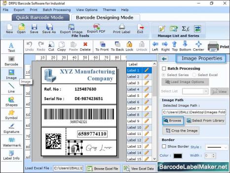 Industrial Barcode Label Maker - Screenshot 1