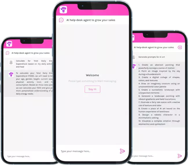 ChatGPT clone - Screenshot 1