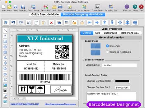 Visit Listing - Mac Barcode Design Software Mac Barcode Design Software - Screenshot 1