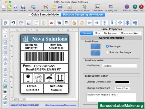 Visit Listing - Standard Mac Barcode Maker Standard Mac Barcode Maker - Screenshot 1