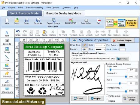 Visit Listing - 2D Barcode Label Maker Program 2D Barcode Label Maker Program - Screenshot 1