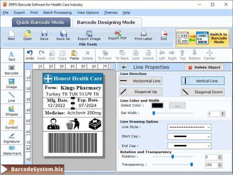 Visit Listing - Pharmaceutical Barcode System Pharmaceutical Barcode System - Screenshot 1