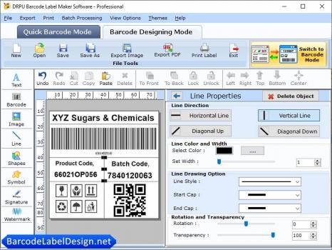 Visit Listing - Professional Barcode Design Tool Professional Barcode Design Tool - Screenshot 1