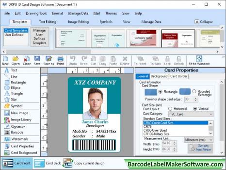Visit Listing - ID and Label Designing Software ID and Label Designing Software - Screenshot 1