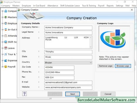 Software for Employee Scheduling - Screenshot 1