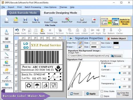 Visit Listing - Post Office Barcode Label Generator Post Office Barcode Label Generator - Screenshot 1