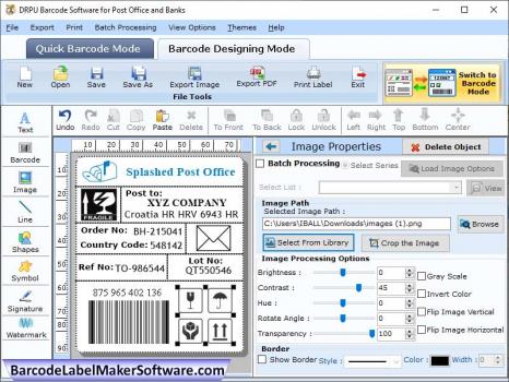 Visit Listing - Postal Barcode Making Software Postal Barcode Making Software - Screenshot 1