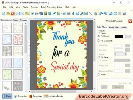 Create Greeting Card - Screenshot 1