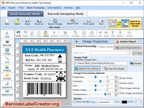 Visit Listing - Medical Barcode Creator Medical Barcode Creator - Screenshot 1