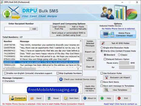 Visit Listing - GSM Mobile Messaging Software GSM Mobile Messaging Software - Screenshot 1