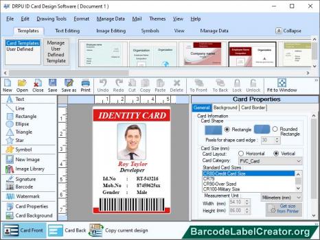 Employee ID Badges Creator - Screenshot 1