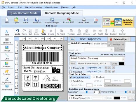 Visit Listing - Warehousing Barcode Labels Maker Warehousing Barcode Labels Maker - Screenshot 1