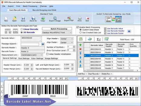 Visit Listing - Barcodes for Healthcare Products Barcodes for Healthcare Products - Screenshot 1
