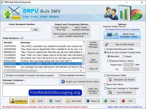 Visit Listing - GSM Text Messaging Program GSM Text Messaging Program - Screenshot 1