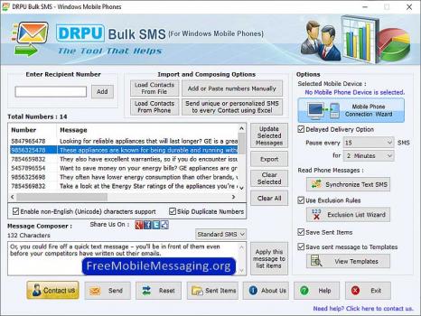 Visit Listing - Mobile Text Messaging Software Mobile Text Messaging Software - Screenshot 1