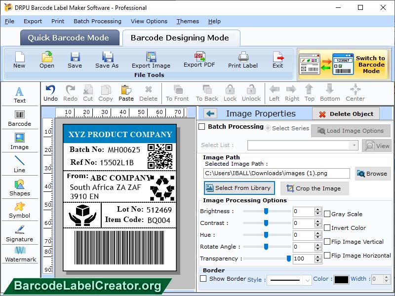 Barcode Creator - Screenshot 1