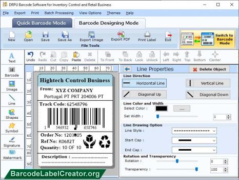 Visit Listing - Retail Business Barcode Label Retail Business Barcode Label - Screenshot 1