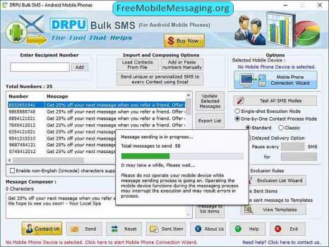 Visit Listing - Android Group SMS Android Group SMS - Screenshot 1