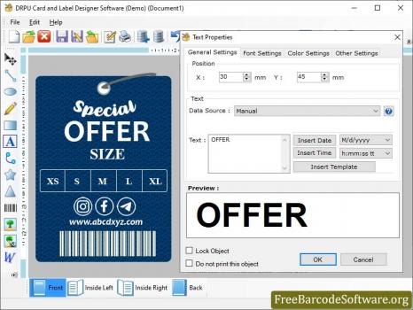 Free Greeting Card Maker Software - Screenshot 1