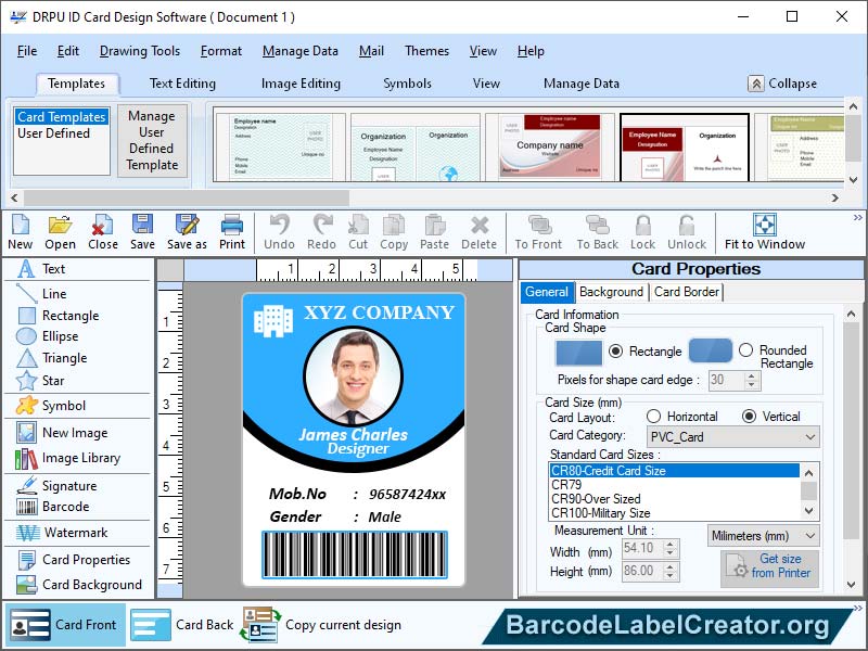ID Cards Maker Application - Screenshot 1