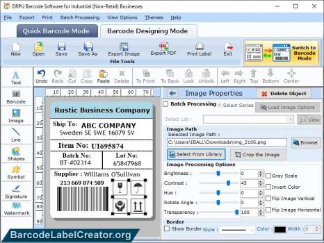 Visit Listing - Industrial Barcode Software Industrial Barcode Software - Screenshot 1