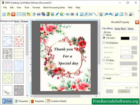 Visit Listing - Free Greeting Cards Maker Free Greeting Cards Maker - Screenshot 1