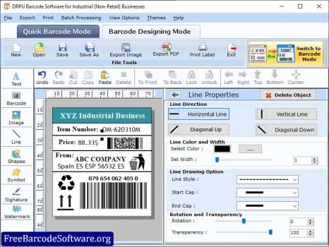 Manufacturing Barcode Generator - Screenshot 1