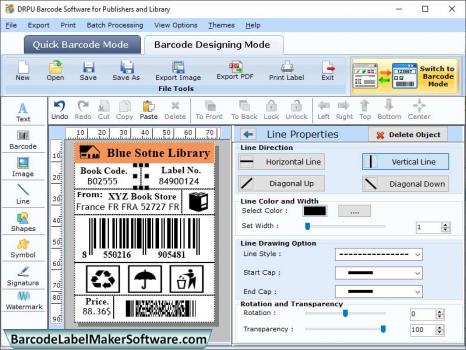Publishing Label Barcode Creator - Screenshot 1